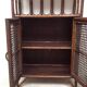 Buffet wood and rattan canning