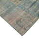 Tapis oriental fait à la main 175 cm x 244 cm bleu patchwork