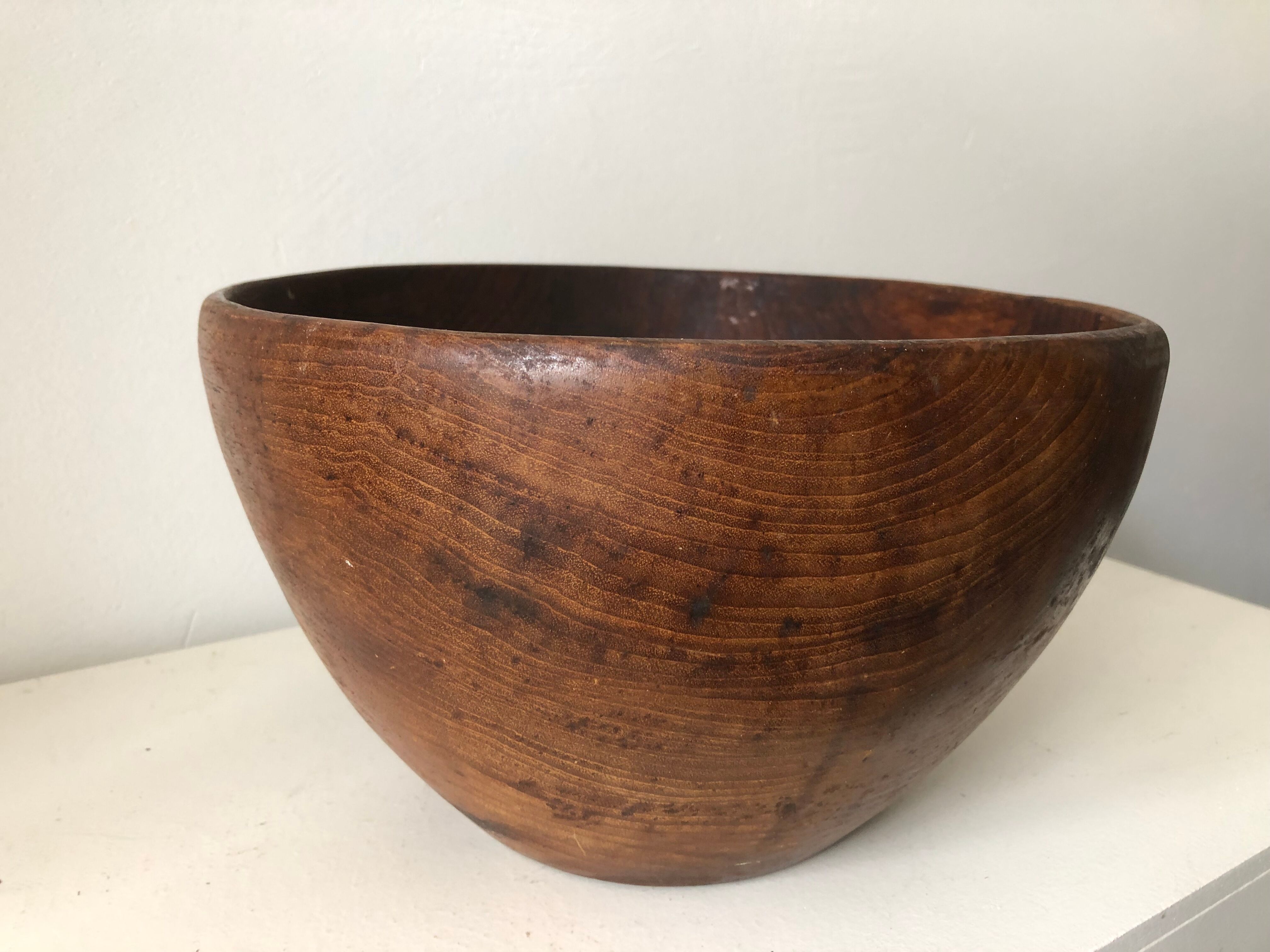 Teak salad bowl