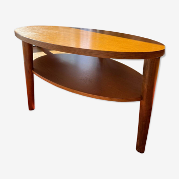 Vintage raw wood coffee table