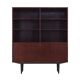 Mahogany bookcase, Danish design, 1970s, manufacturer: Omann Jun