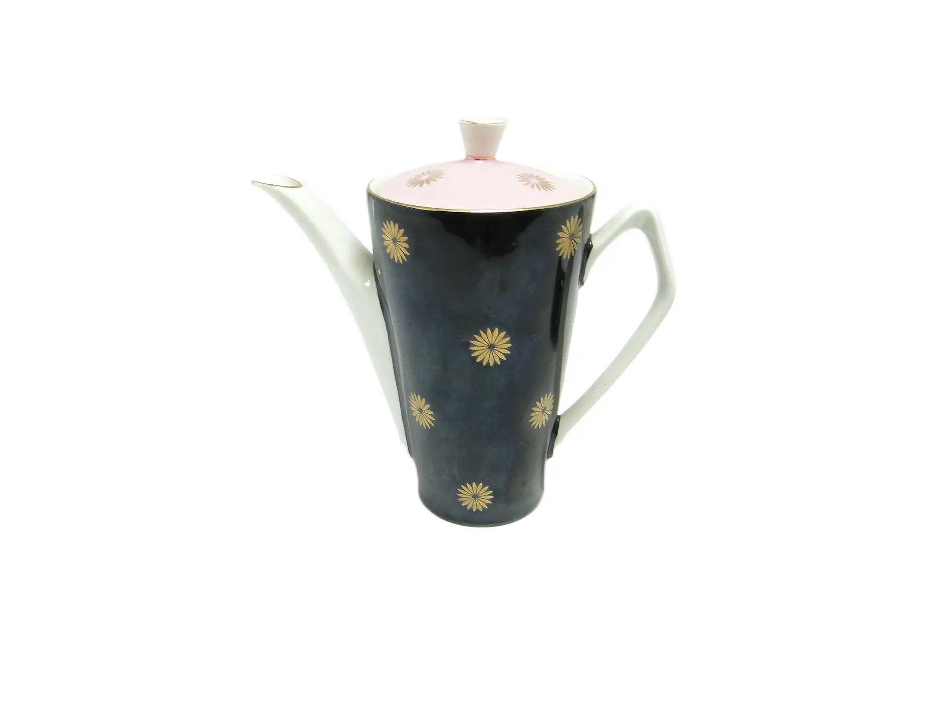 Mid-century modern coffee pot, porcelain, Chodzież, Poland, 1970s.