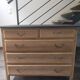 Renovated old wooden chest of drawers