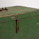 Small antique green wooden chest (circa 1910) #6