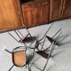 Set of 2 Mobilor chairs - 1950's - metal and wood