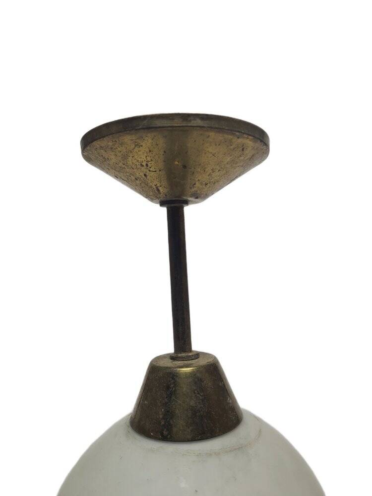Lampe suspendue Art Déco, Pologne, années 1950
