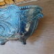 Gardener in blue earthenware