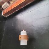 Vintage glass pendant light