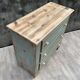 Commode en bois patinée