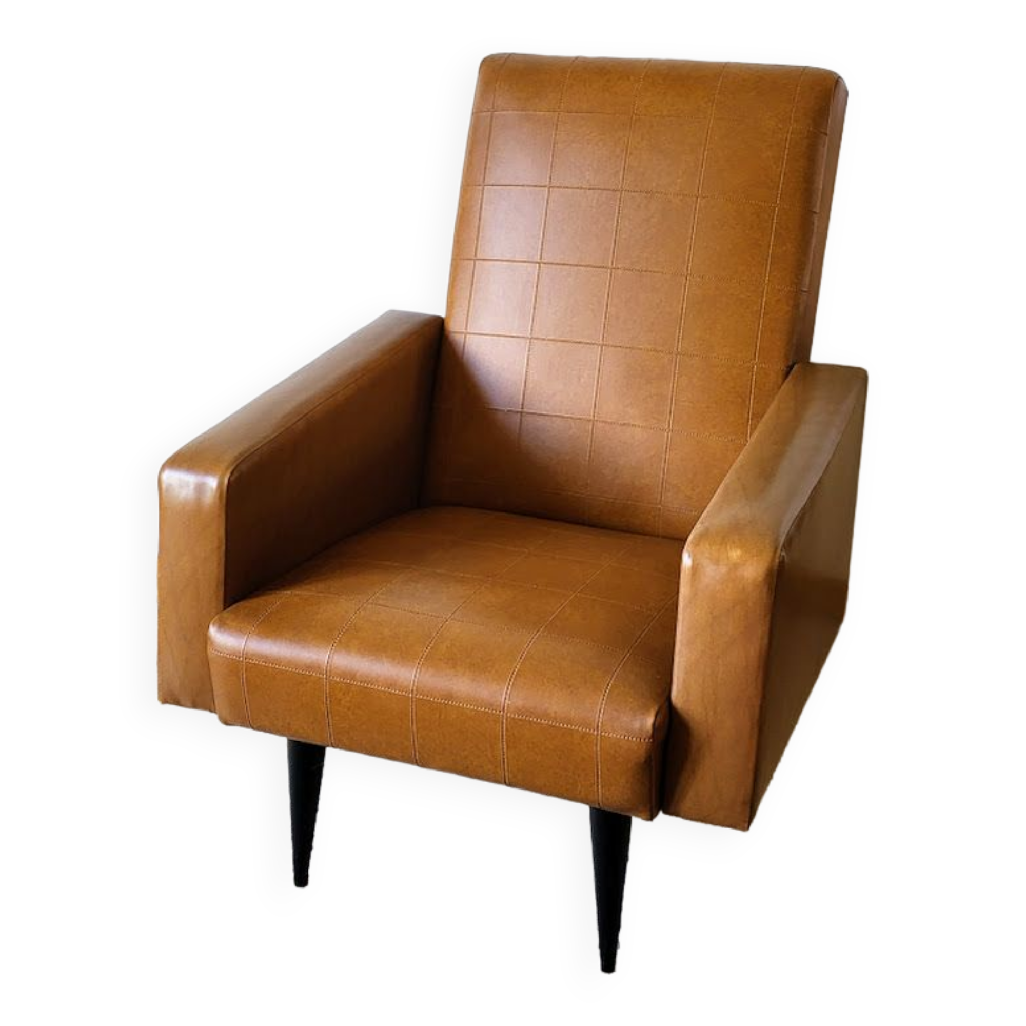 Vintage skai armchair