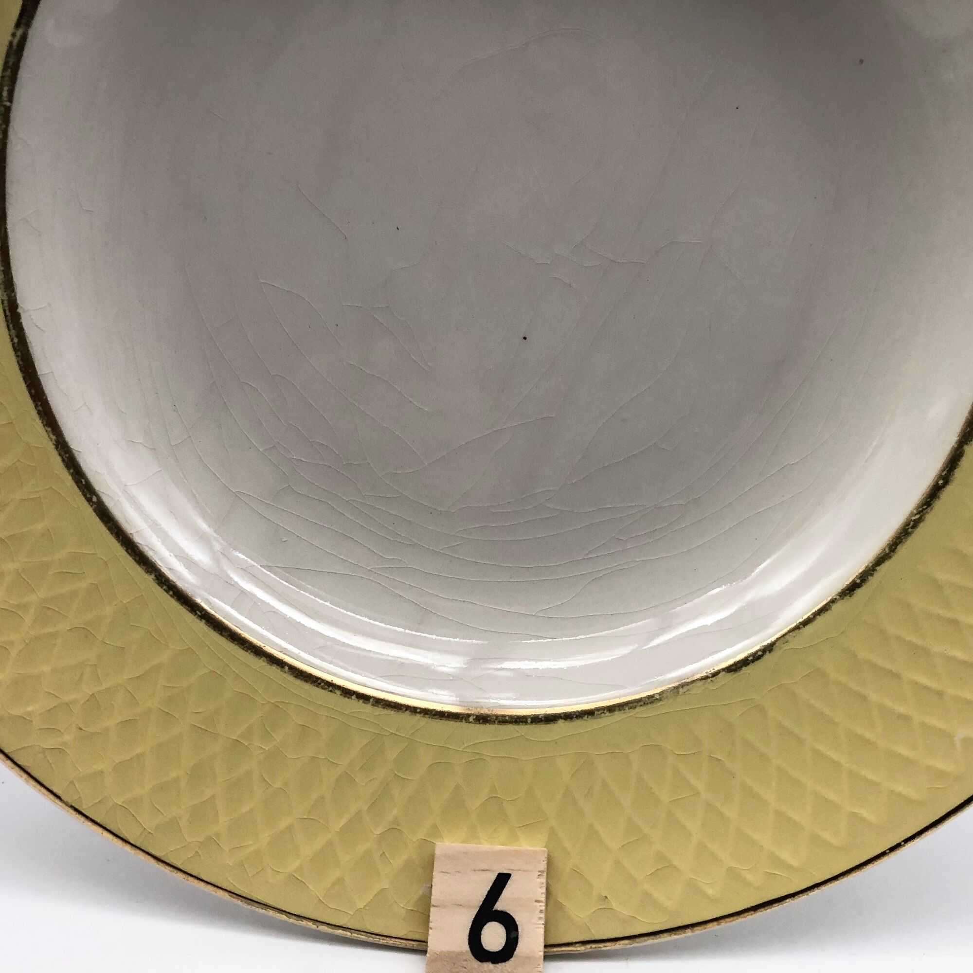 6 Hollow Plates "Orchies Moulin des Loups"