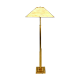 Lamp post brass and opalescent