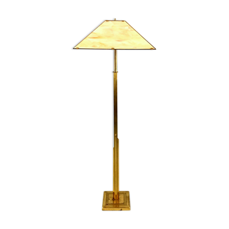 Lamp post brass and opalescent