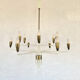 Chandelier 12 arms attributed to Stilnovo,1950
