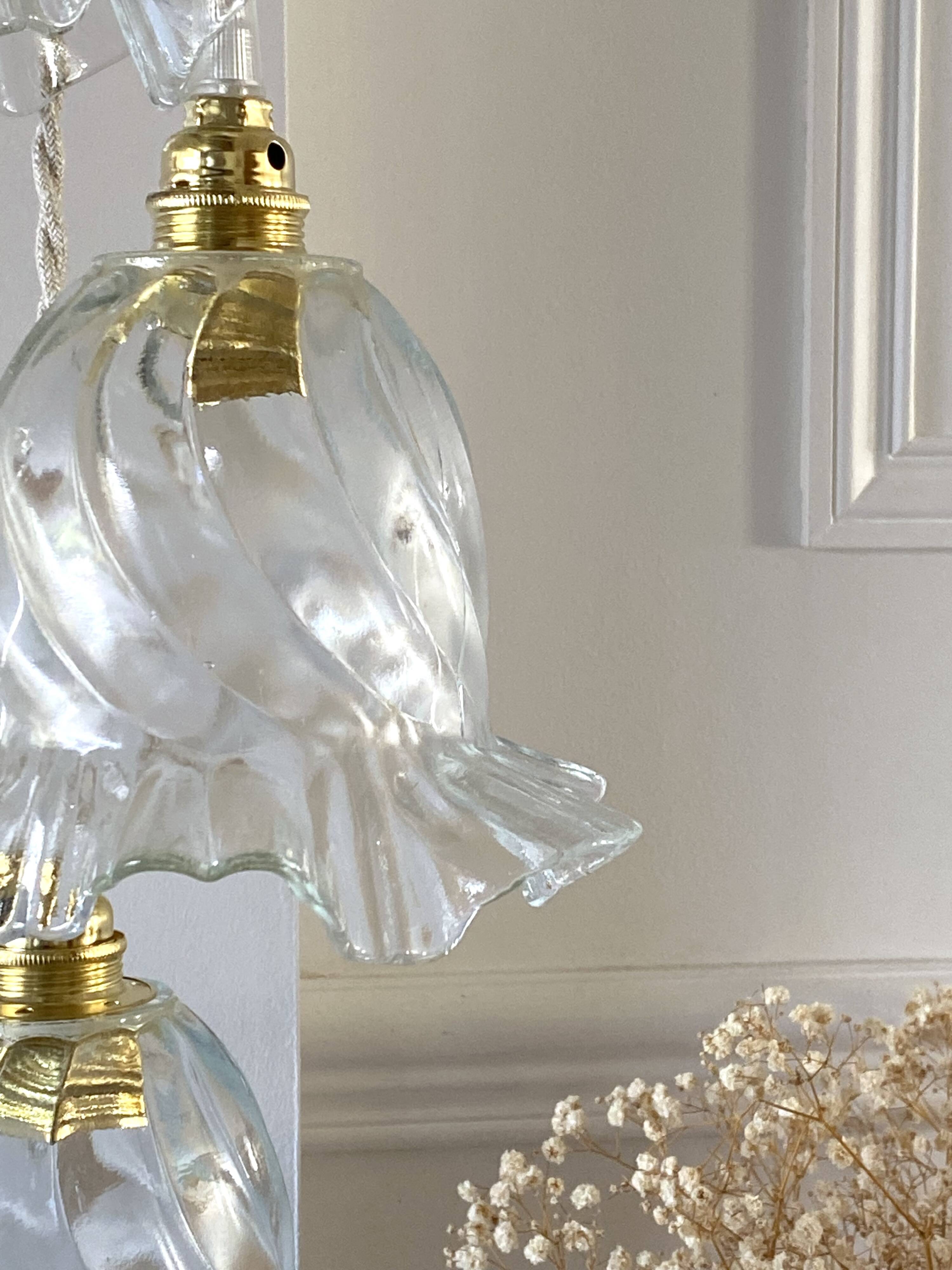 Vintage waterfall pendant light