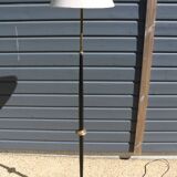 Lampadaire Stellor métal laqué laiton