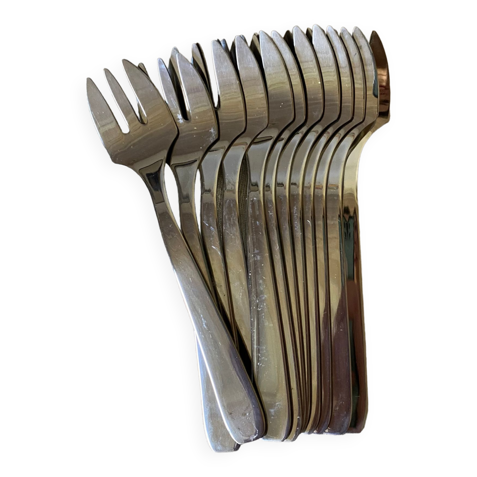 Guy Degrenne Stainless Steel oyster forks