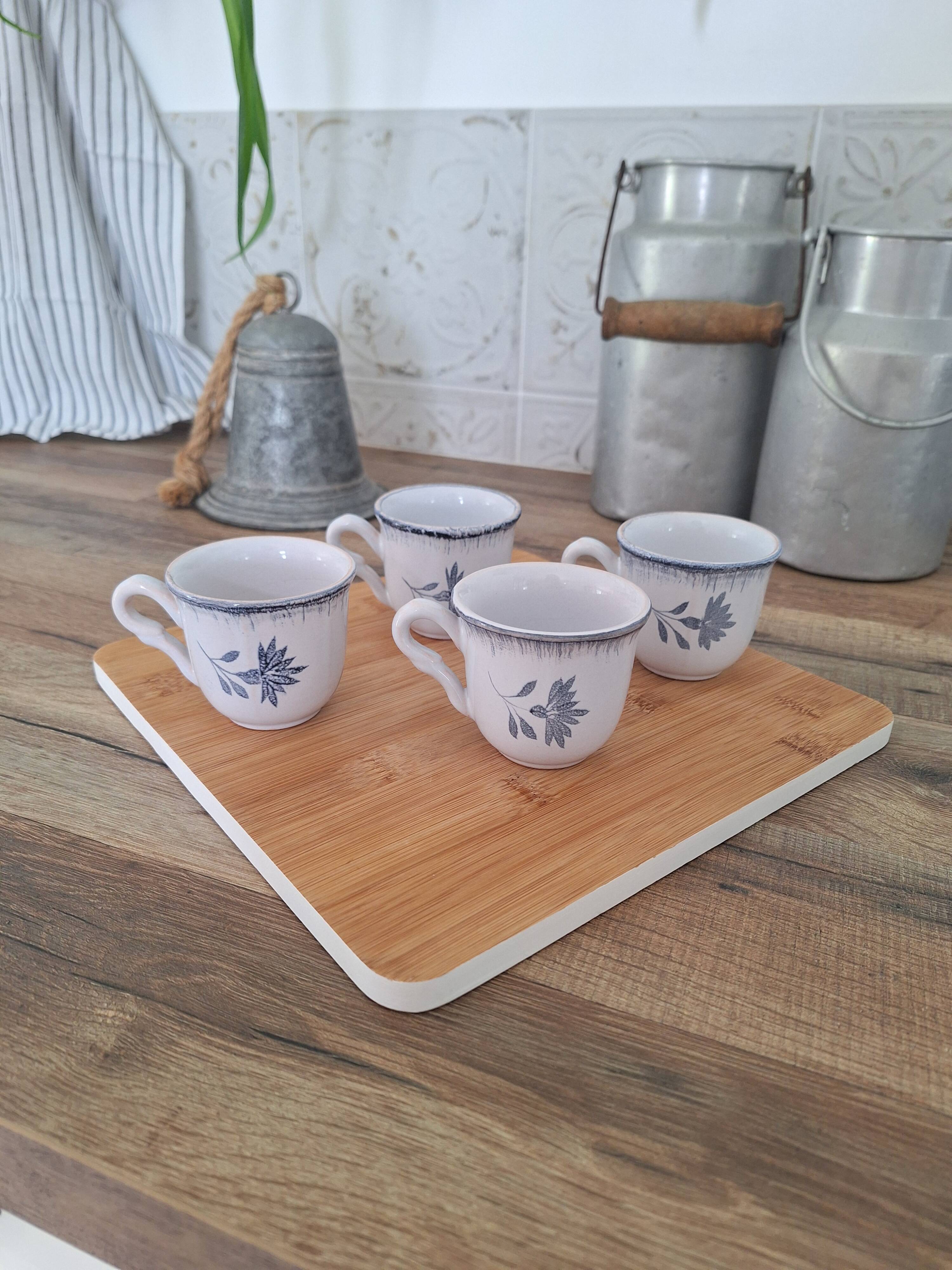 Tasse à café bleu Niderviller 1970 - 1980