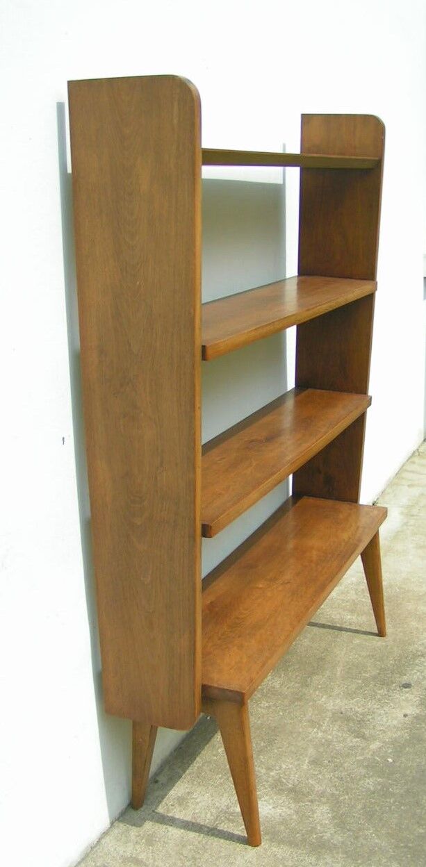 Compass foot library shelf