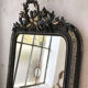 Louis Philippe mirror with pediment - 136x83cm