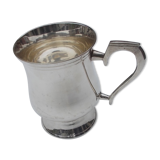 Tasse métal argenté