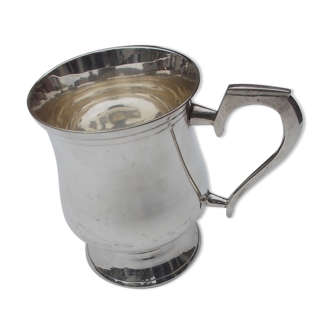 Silver metal cup