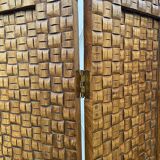 Vintage screen in carved solid wood