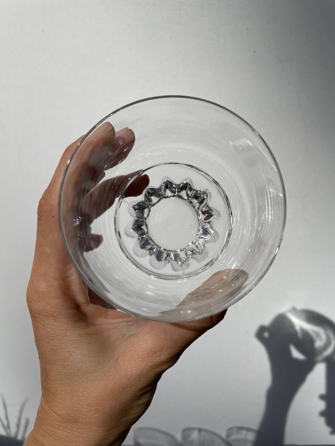 6 crystal glasses