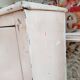 Armoire à pharmacie vintage années 50 en métal beige patiné