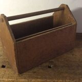 Old wooden tool box