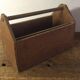 Old wooden tool box