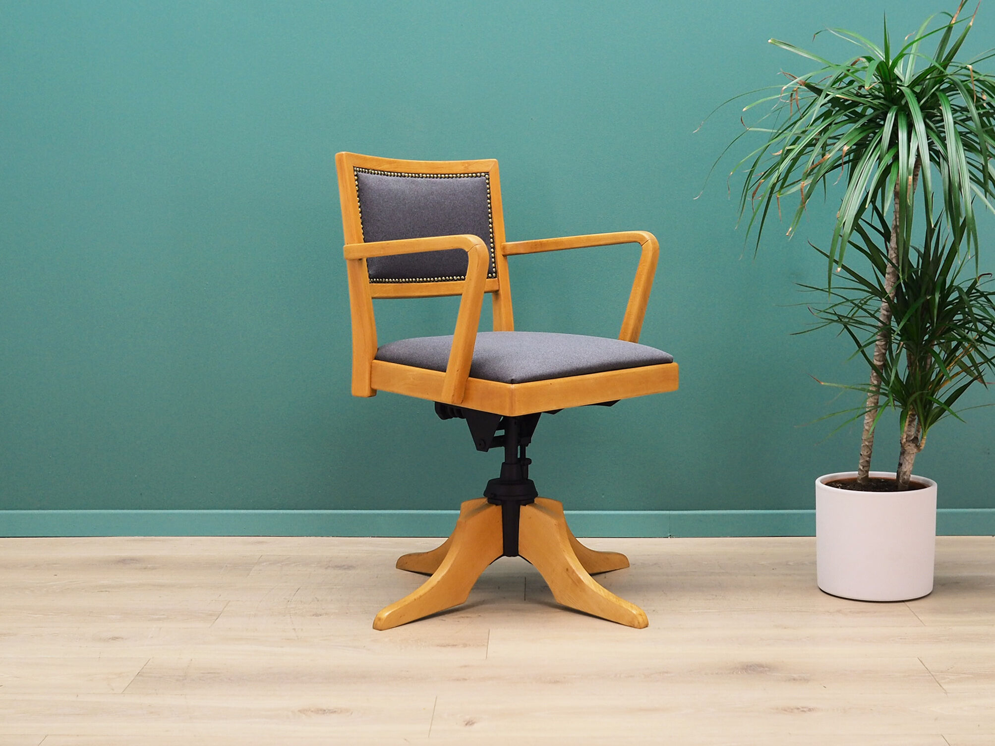 Armchair gray, Danish design, 60, manufacturer: Ehapa