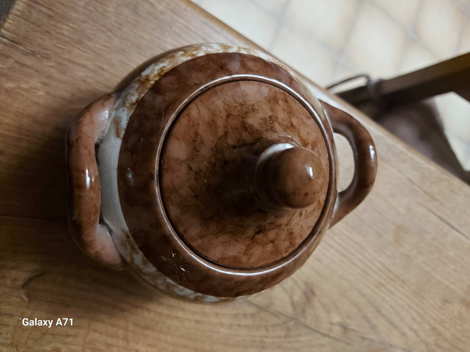Art Deco coffee or tea service by Digoin Sarreguemines