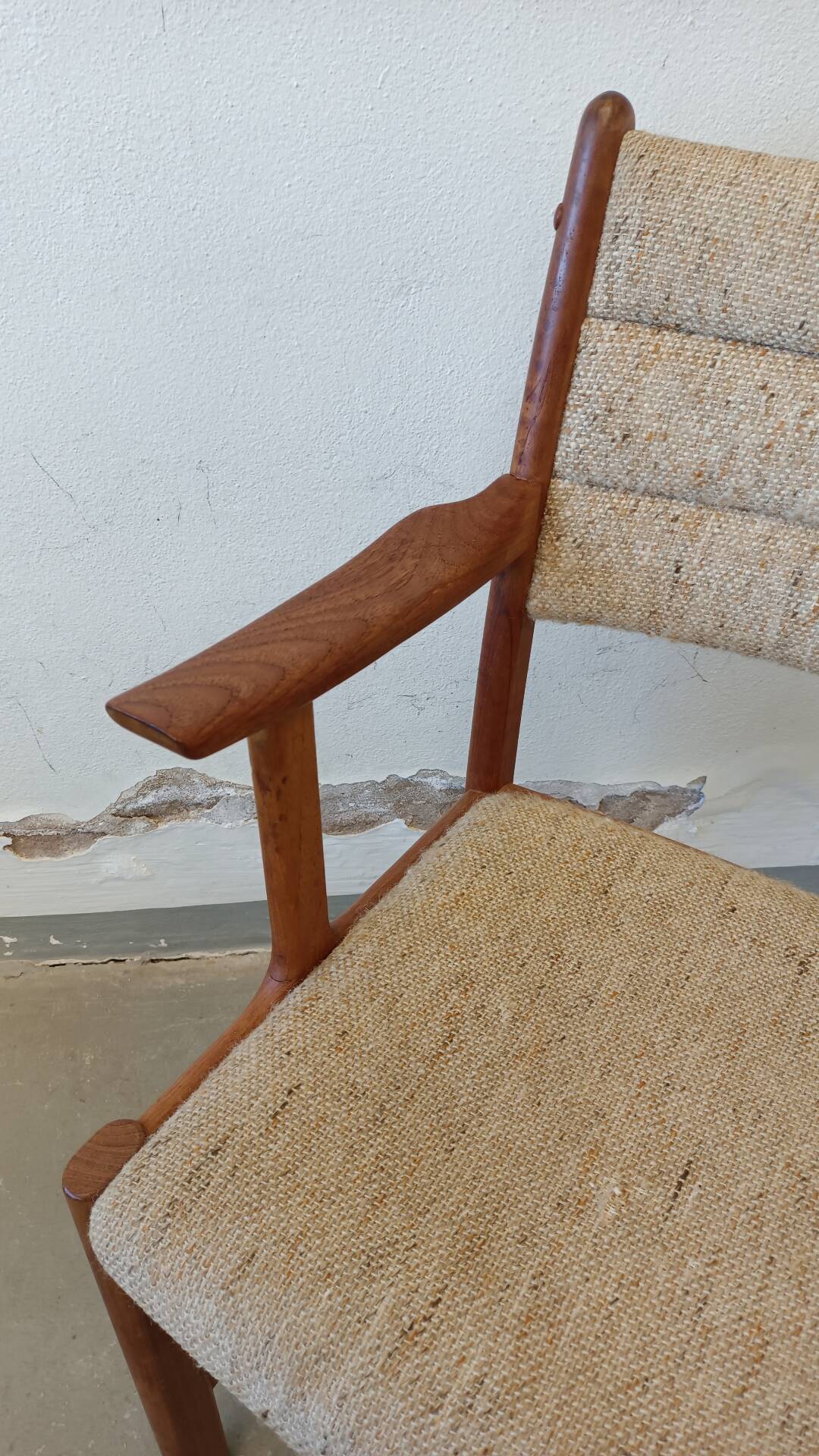 Scandinavian armchair in teak