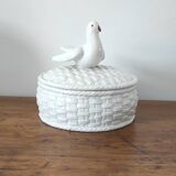 Vintage biscuit or jewelry box