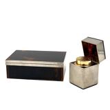 Hollywood regency luxury smoking set, Italy 1970