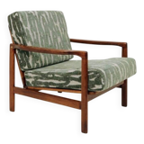 Vintage Armchair Green Cushions Classic Design