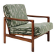Vintage Armchair Green Cushions Classic Design