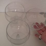 Lot 3 glasses cups