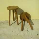 Pair of vintage decoration stools