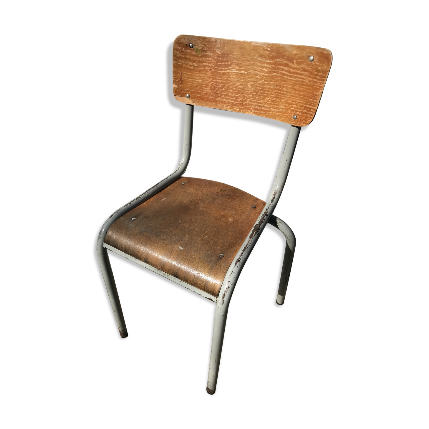 Old 70s school chair