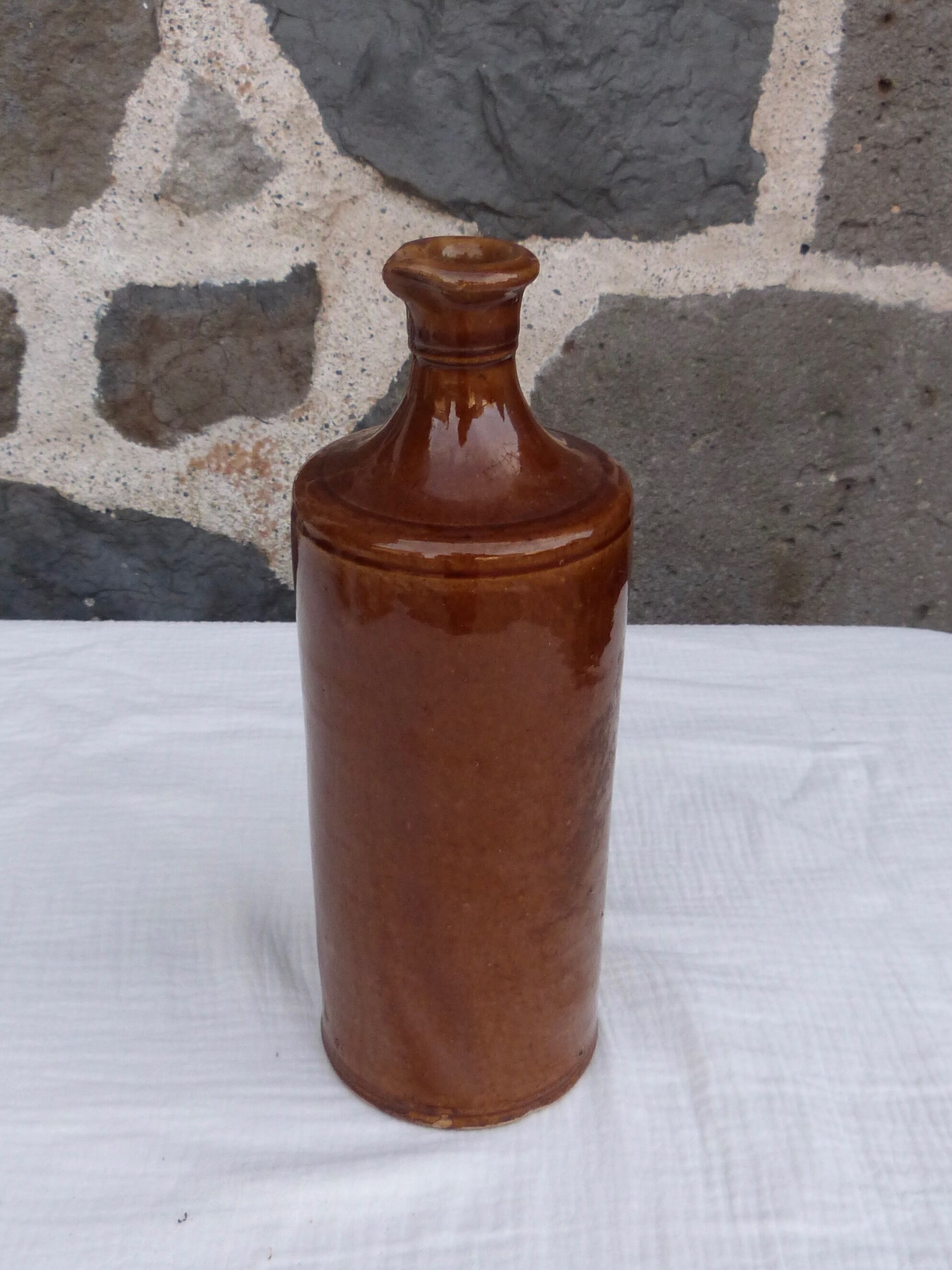 Set of 4 stoneware bottles