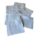 Lot de 6 serviettes en lin damassé brodées