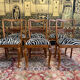 Set of 6 English cheppendeale chairs