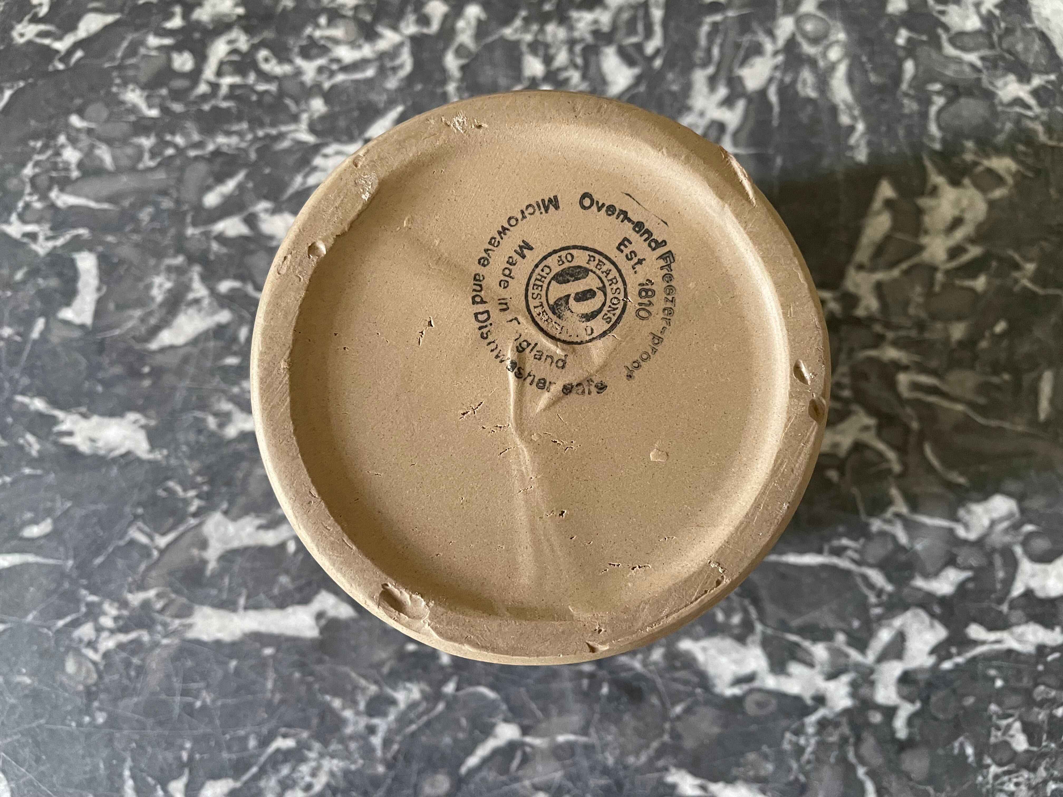 Glazed stoneware pot