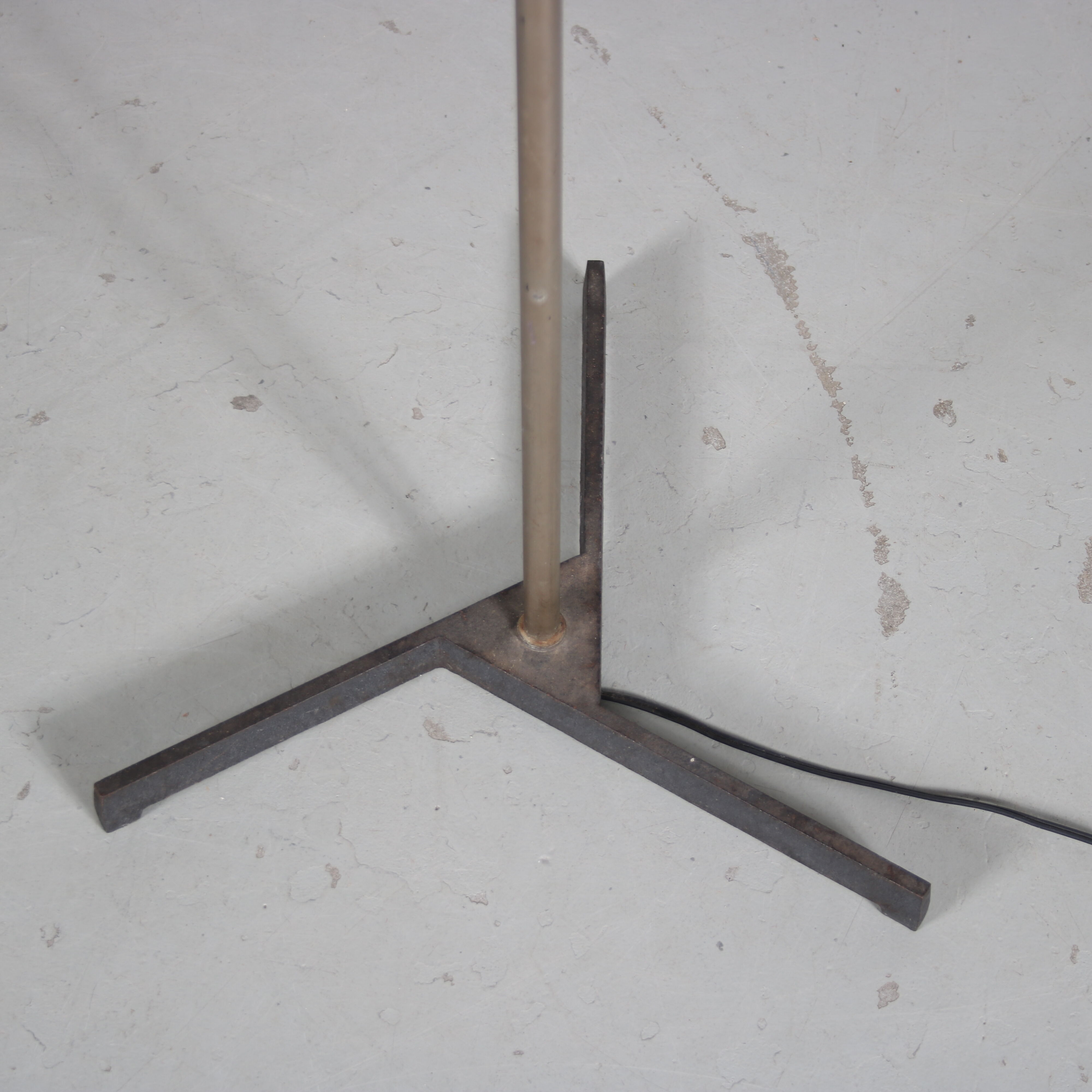 1950s Dutch minimalist floor lamp