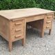 Administrative office 6 drawers 2 shelves old raw wood