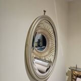 Miroir ovale biseauté