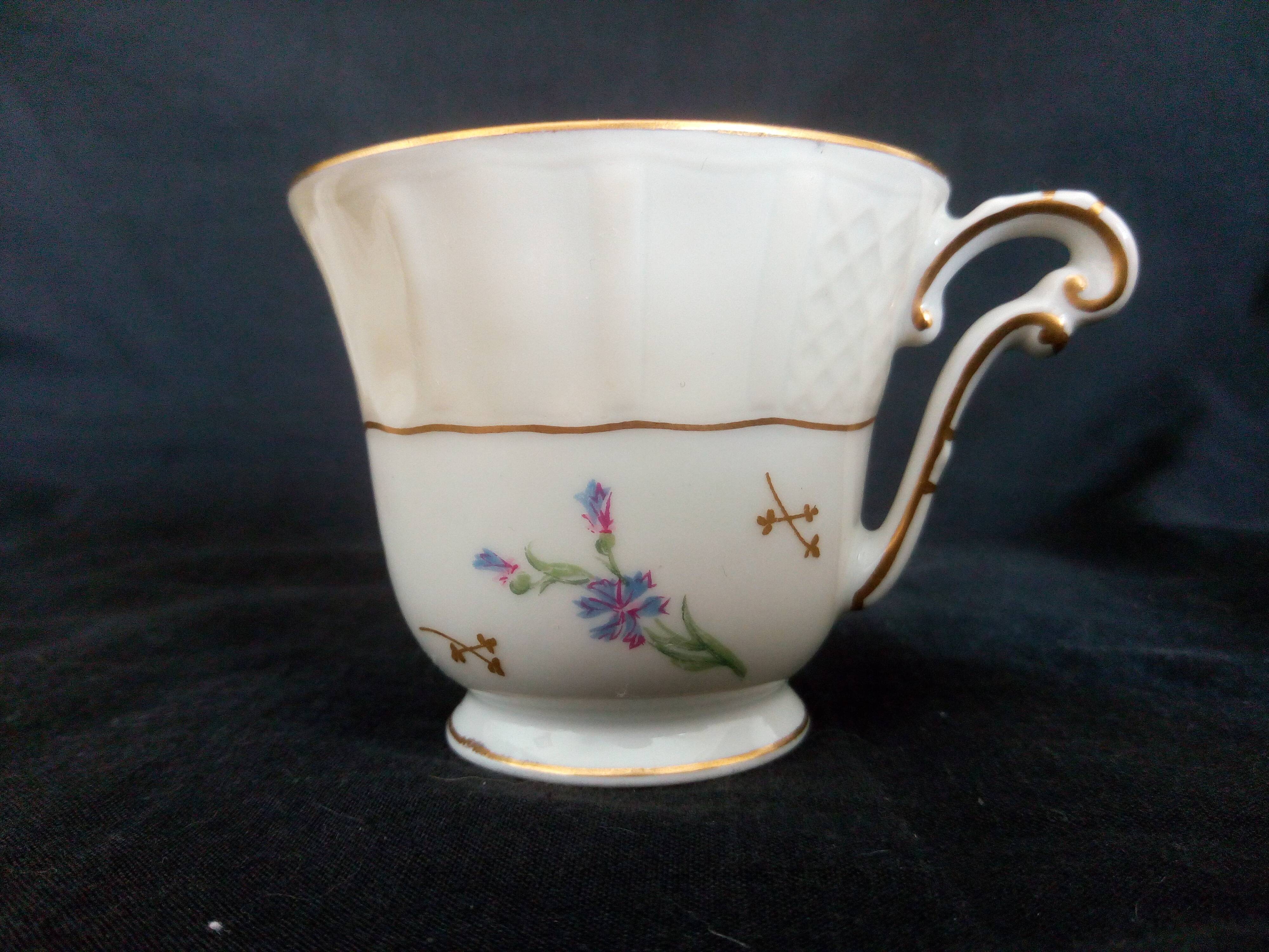 L. Bernardaud & Cie. - Limoges porcelain coffee set, Pompadour model, 1900s - 1927s