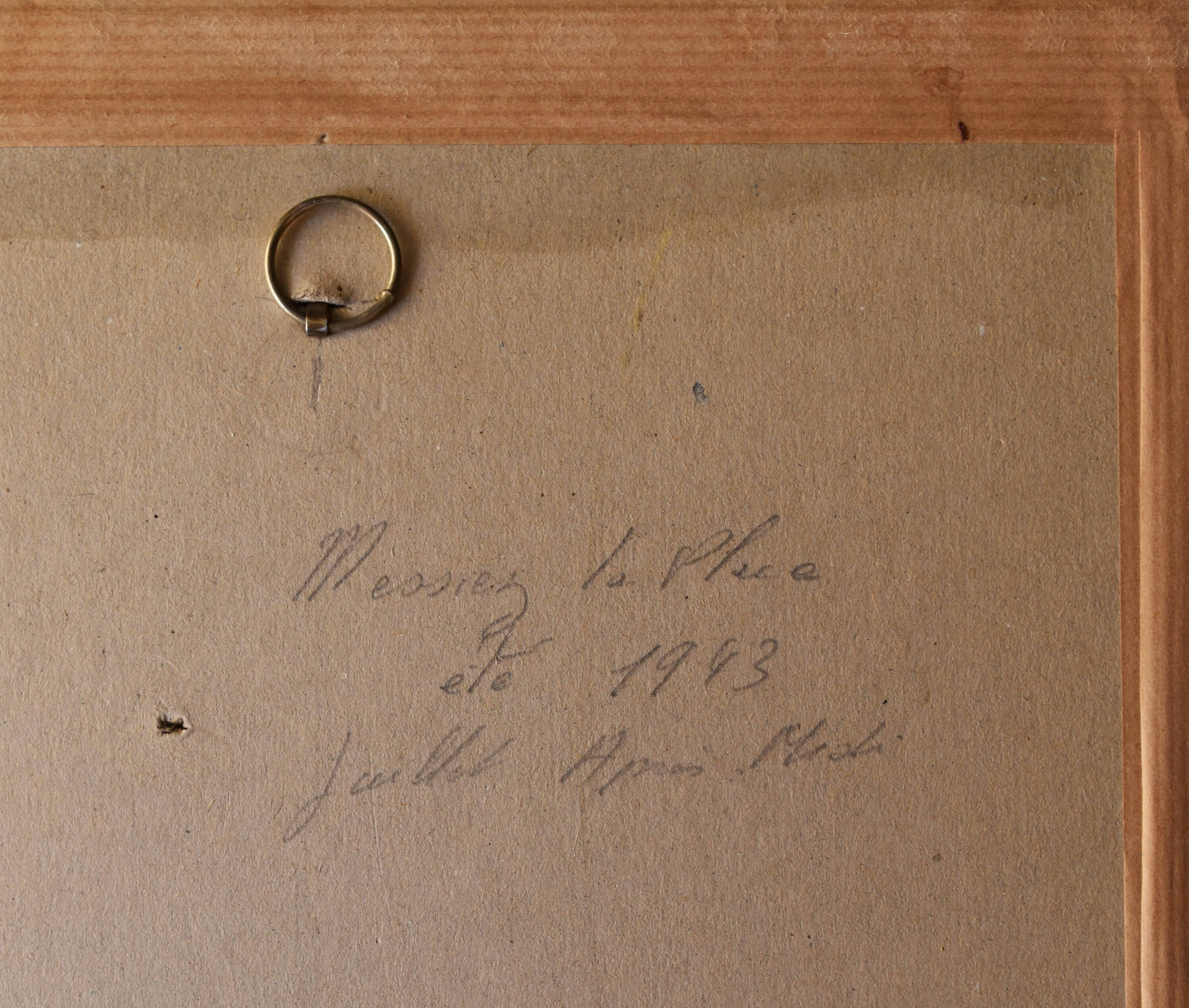 Hippolyte Léty, Fountain in the square at Meyssiez (Dauphiné), 1943